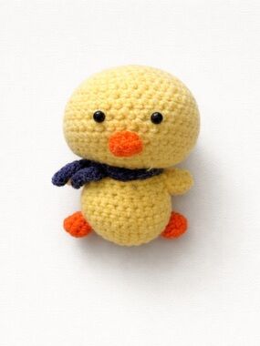 Crochet Handmade Yellow Duck Plush